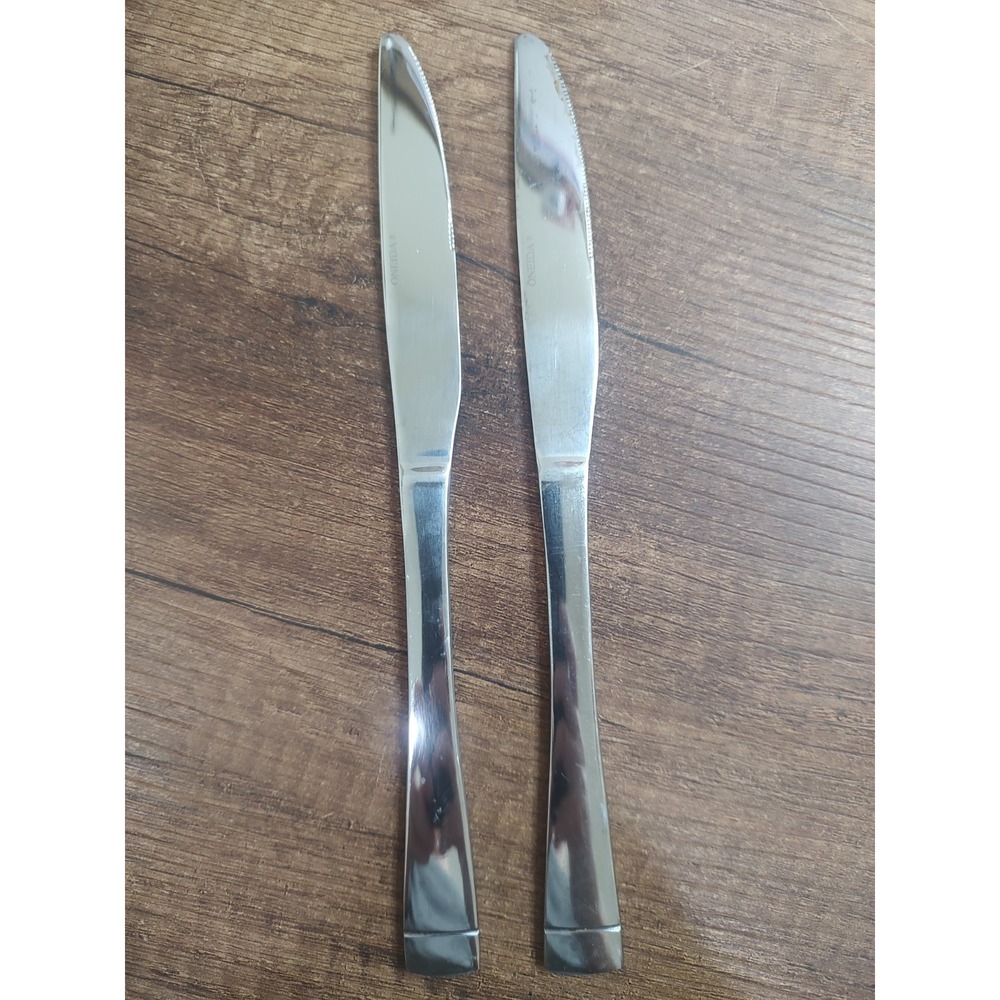 Oneida Stainless MERCER 2 Dinner Knives 8⅞" Set Of 2